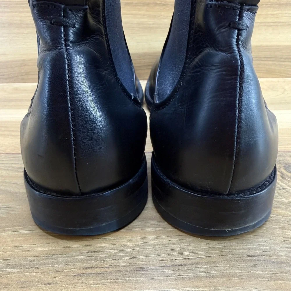 PAUL SMITH Chelsea Boots Mens US 9 UK 8 EU‎ 42 Black Leather Ankle Boots